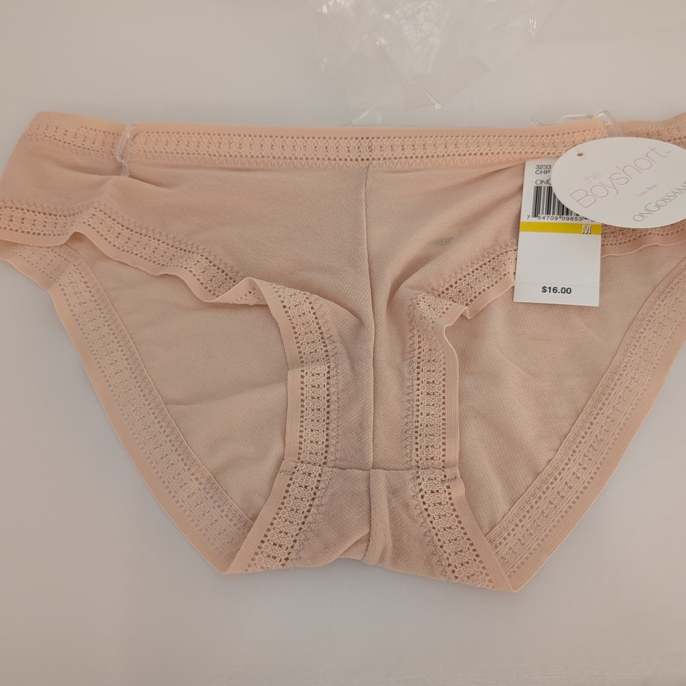 NWT On Gossamer Mesh Boyshorts for Women, Size Medium